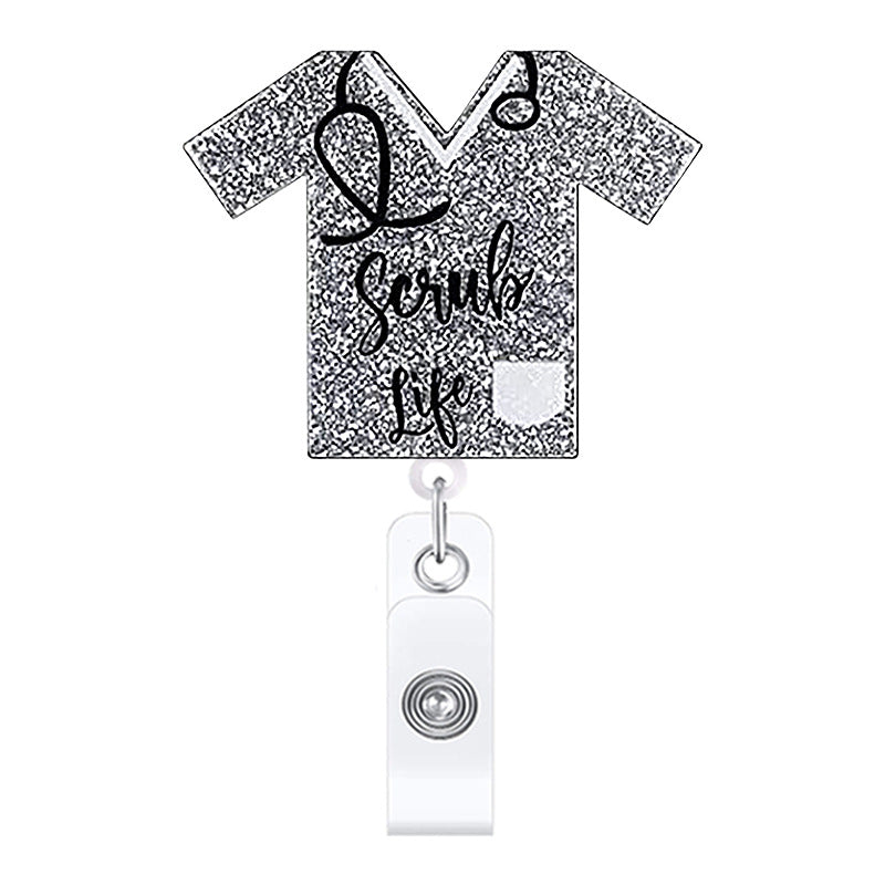 Llavero telescópico acrílico al por mayor del estetoscopio de la enfermera del doctor